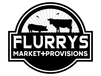 Flurrys Market   Provisions  logo design by Suvendu