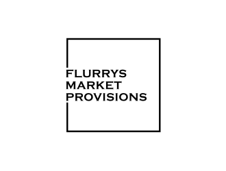 Flurrys Market   Provisions  logo design by puthreeone