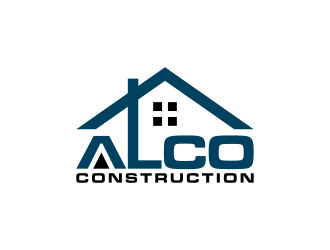 ALCO Construction logo design by p0peye