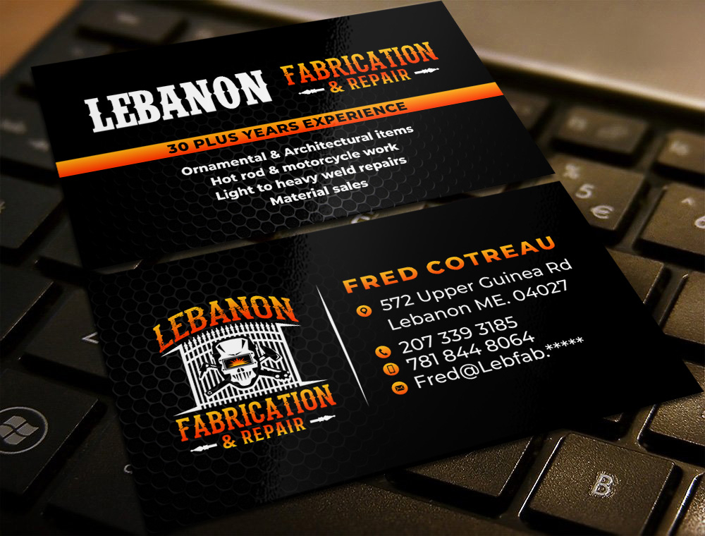 LEBANON FABRICATION & Repair logo design by imagine