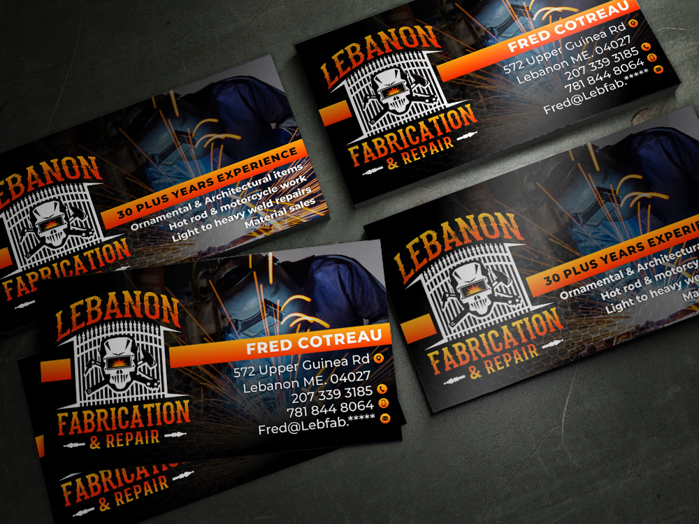 LEBANON FABRICATION & Repair logo design by imagine