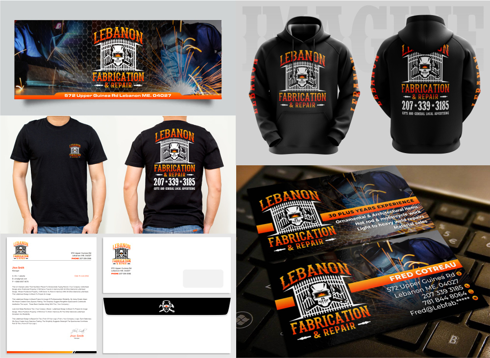 LEBANON FABRICATION & Repair logo design by imagine