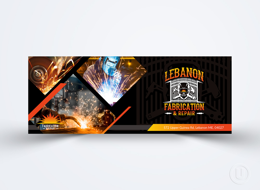 LEBANON FABRICATION & Repair logo design by Ulid