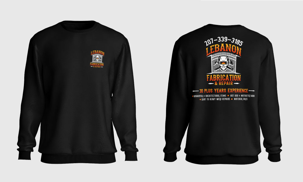 LEBANON FABRICATION & Repair logo design by Boomstudioz