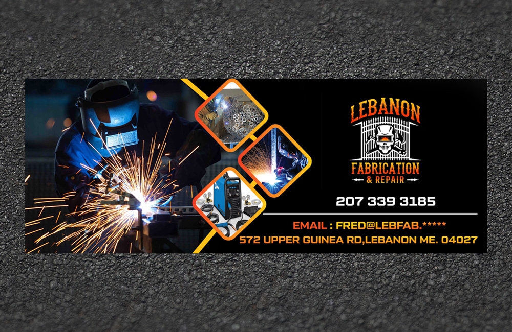LEBANON FABRICATION & Repair logo design by grea8design