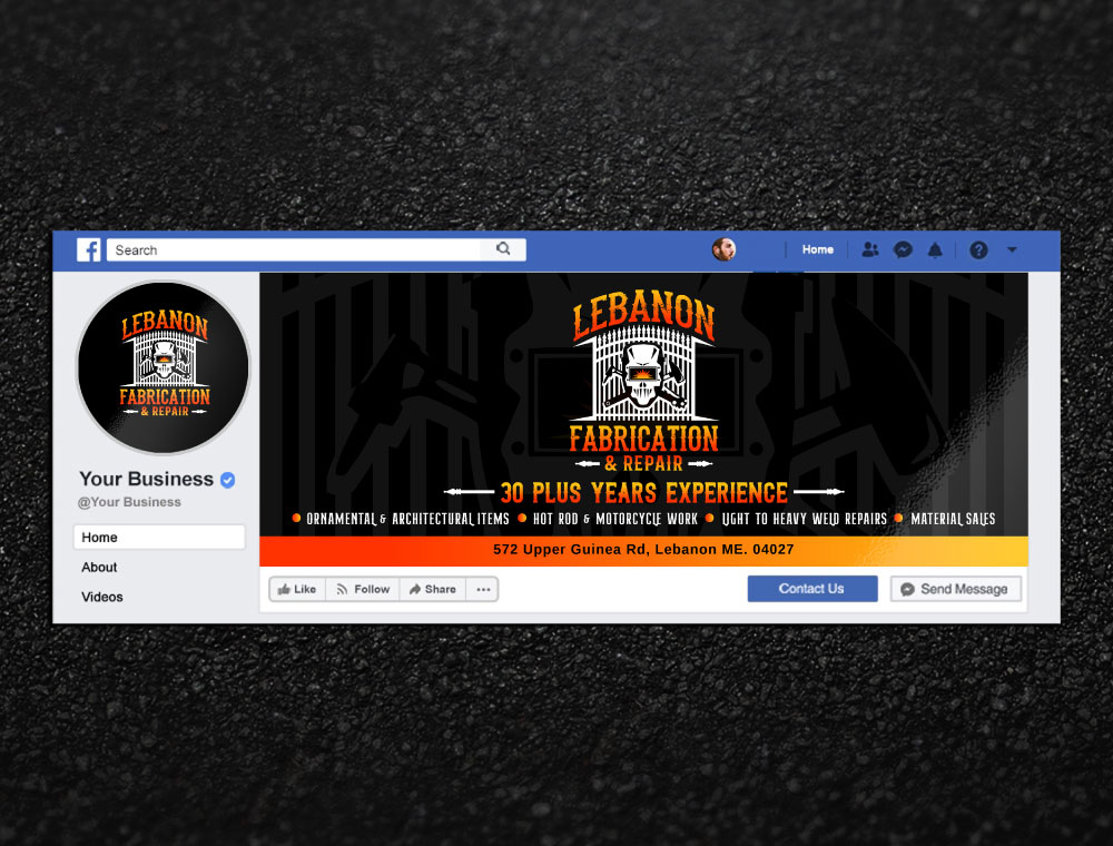 LEBANON FABRICATION & Repair logo design by Boomstudioz