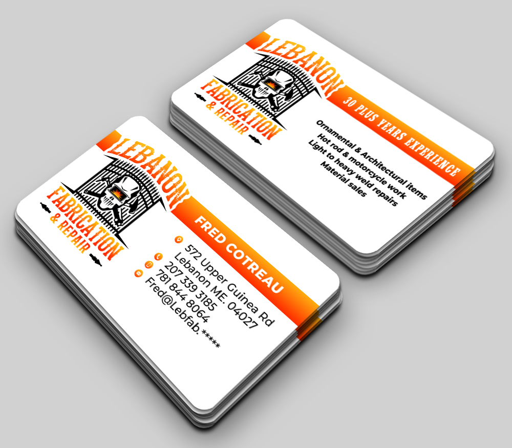 LEBANON FABRICATION & Repair logo design by imagine