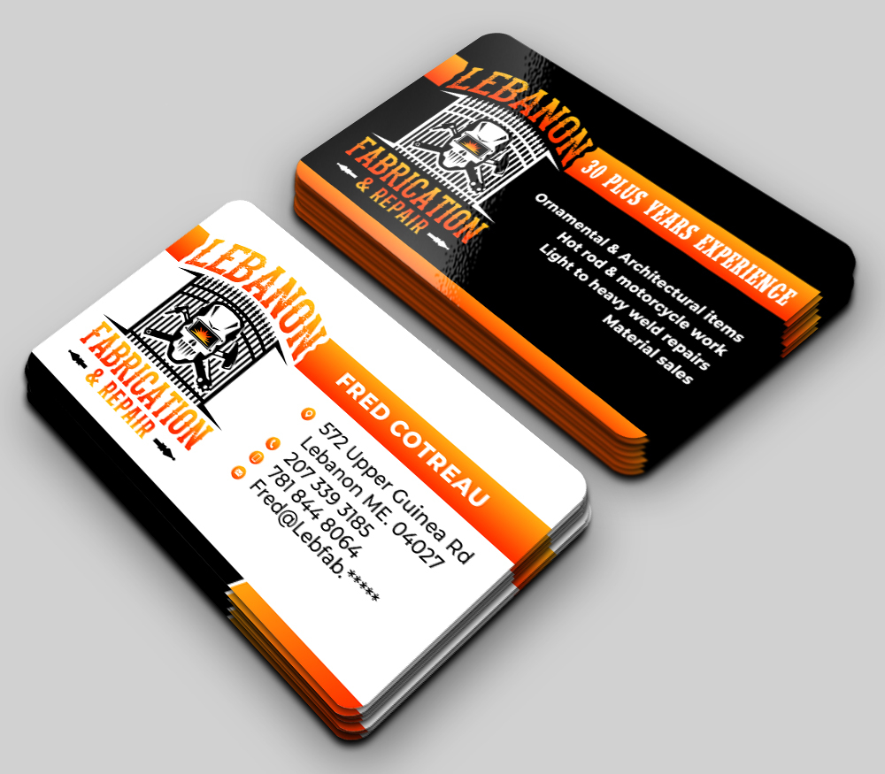 LEBANON FABRICATION & Repair logo design by imagine