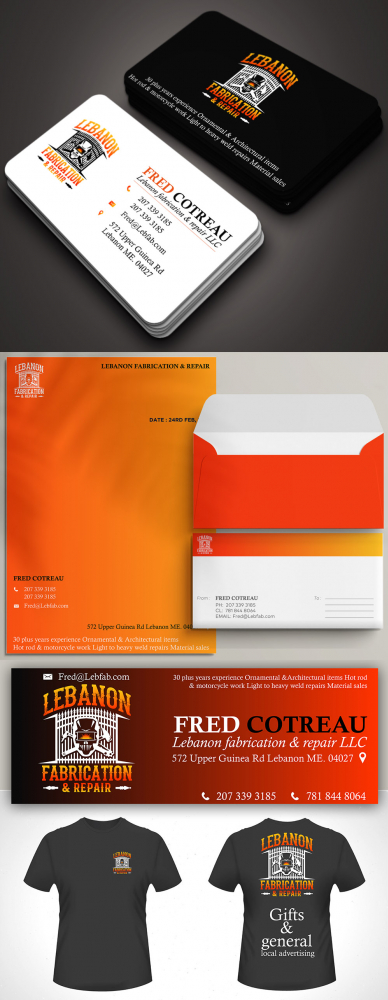 LEBANON FABRICATION & Repair logo design by ansh