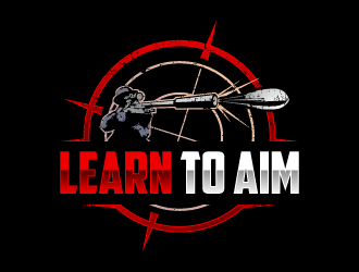 Learn To Aim logo design by bernard ferrer