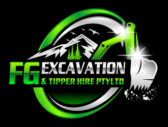 FG Excavation & Tipper Hire PtyLtd logo design by hidro