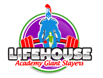 Lifehouse Academy Giant Slayers  logo design by ElonStark