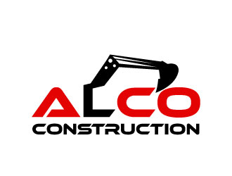 ALCO Construction logo design by aryamaity
