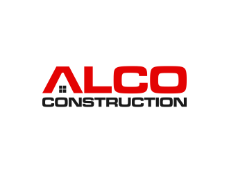 ALCO Construction logo design by pel4ngi
