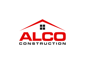 ALCO Construction logo design by pel4ngi