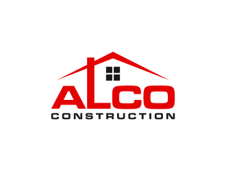 ALCO Construction logo design by pel4ngi