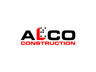 ALCO Construction logo design by sakarep