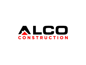 ALCO Construction logo design by sakarep