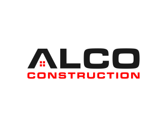 ALCO Construction logo design by lintinganarto