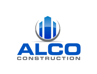 ALCO Construction logo design by ElonStark