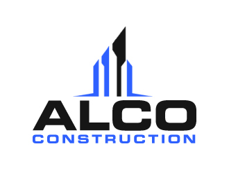 ALCO Construction logo design by ElonStark