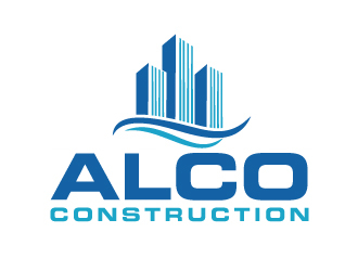 ALCO Construction logo design by ElonStark