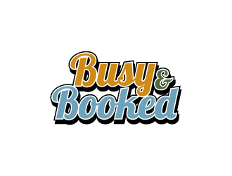 Busy & Booked  logo design by sakarep
