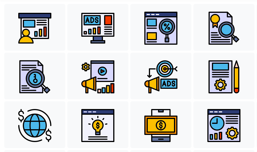 Digital Marketing Icons