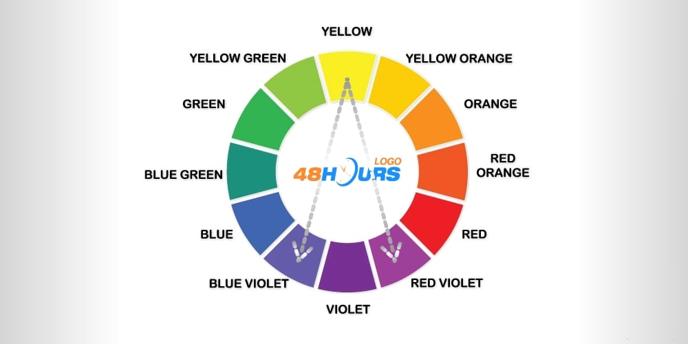 Split-Complementary colors