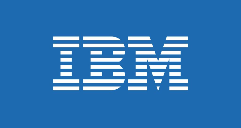 IBM (International Business Machines) - abbreviated logo - the initialism