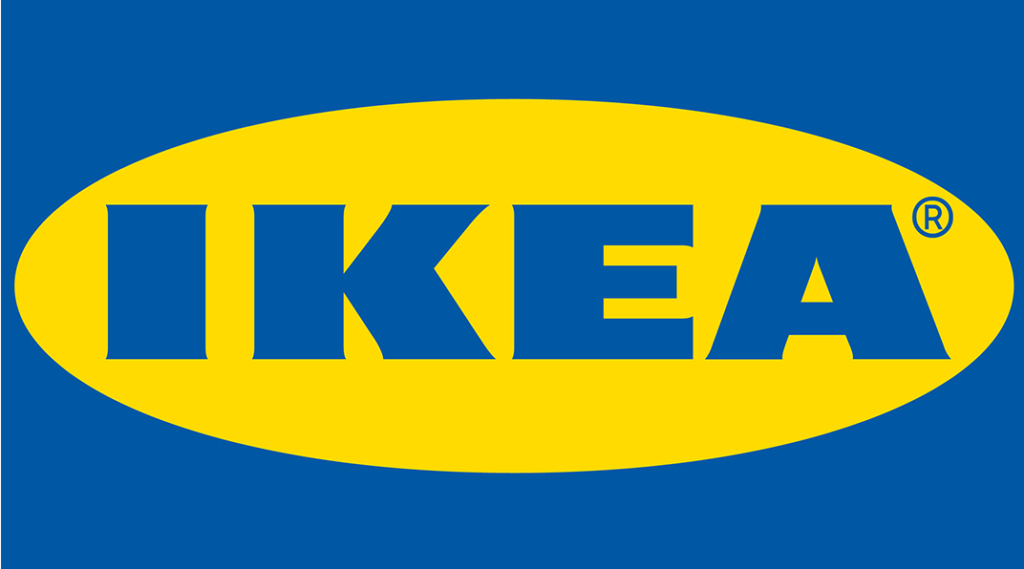 IKEA (Ingvar Kamprad Elmtaryd Agunnaryd) - abbreviated logo - the acronym