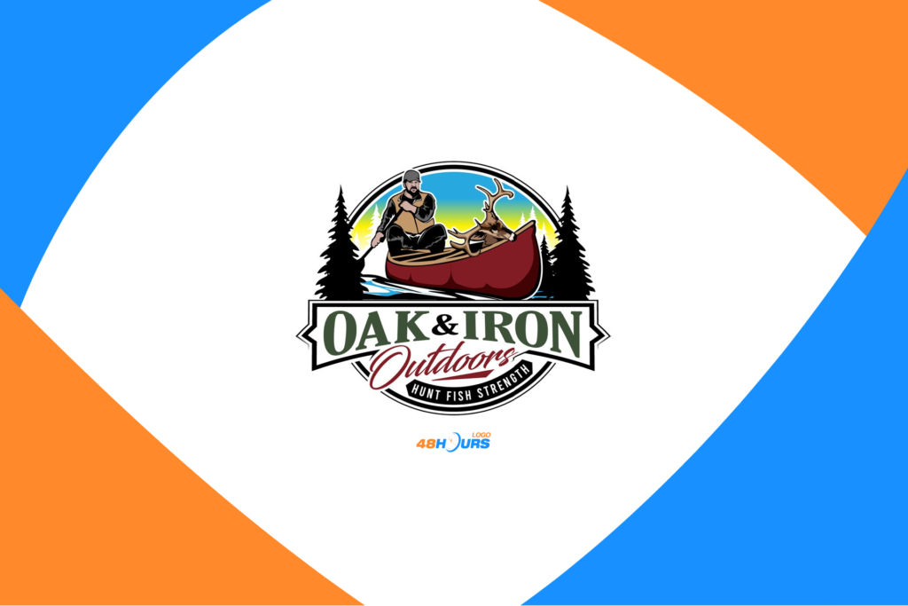 Oak & Iron Outdoors - Hunting Logo