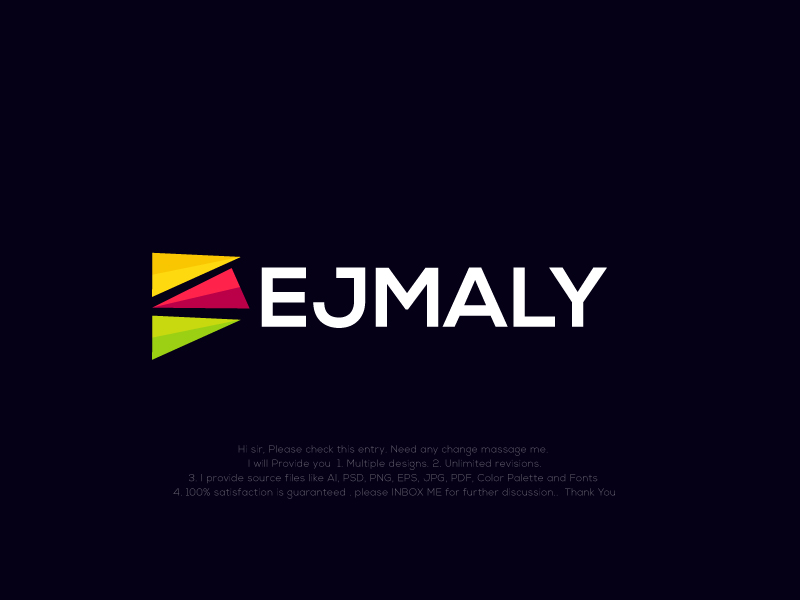 Ejmaly logo design by robiulrobin