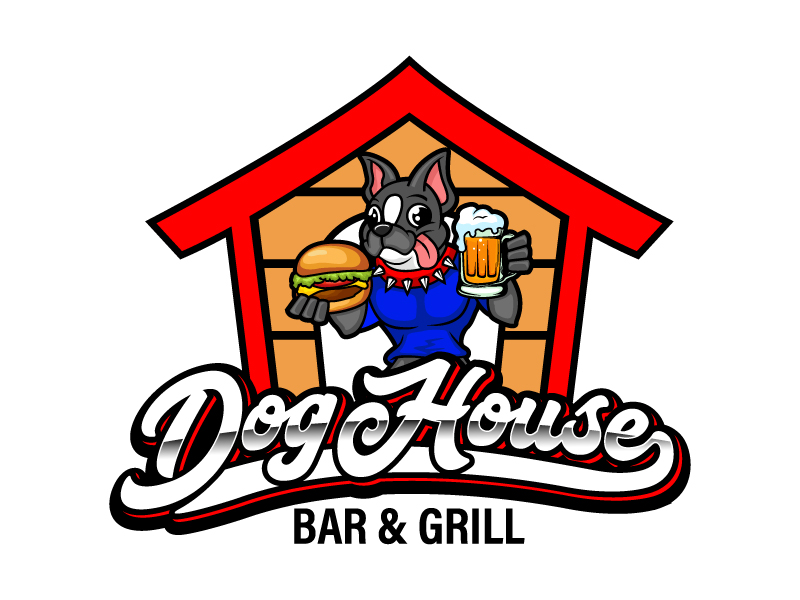 The Dog House Bar & Grill logo design by daywalker