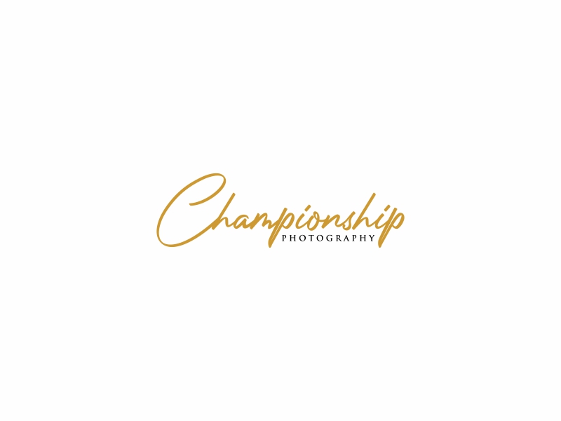 Championship Photography logo design by glasslogo