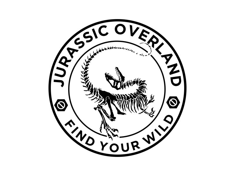 Jurassic Overland logo design by oke2angconcept