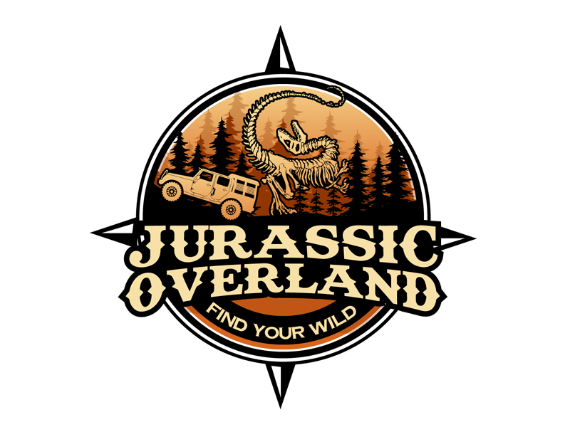 Jurassic Overland logo design by DreamLogoDesign