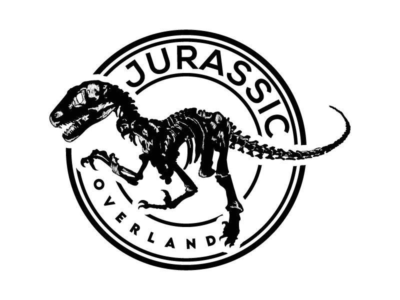 Jurassic Overland logo design by Bhaskar Shil