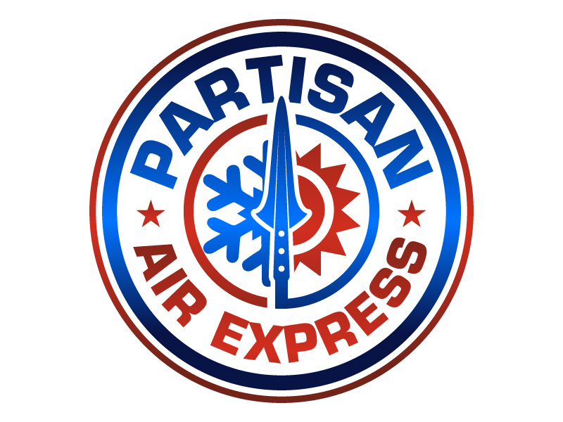 Partisan Air Express logo design by jaize