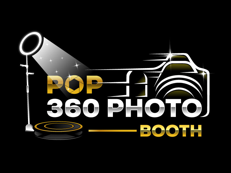 Pop 360 Photo Booth logo design by Suvendu