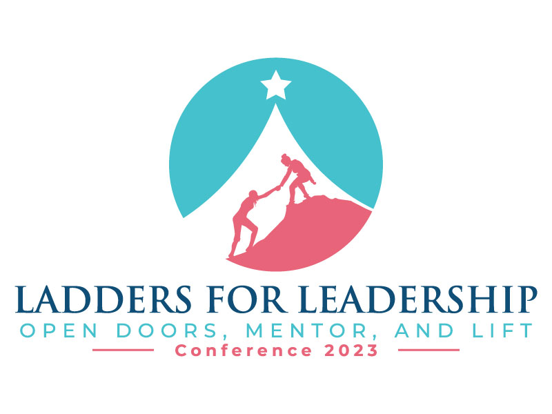 Ladders for Leadership: Open Doors, Mentor, and Lift logo design by MonkDesign