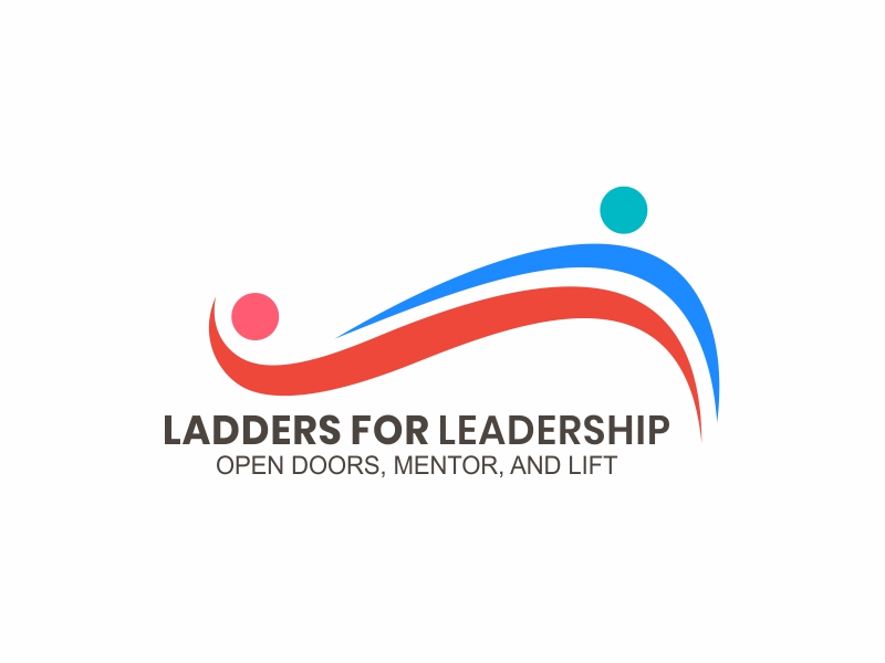 Ladders for Leadership: Open Doors, Mentor, and Lift logo design by Andri Herdiansyah