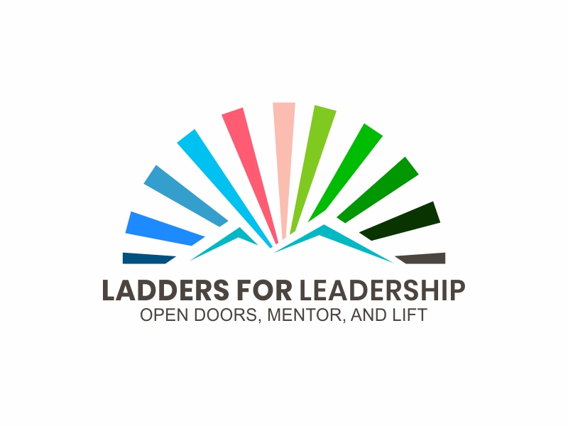 Ladders for Leadership: Open Doors, Mentor, and Lift logo design by Andri Herdiansyah