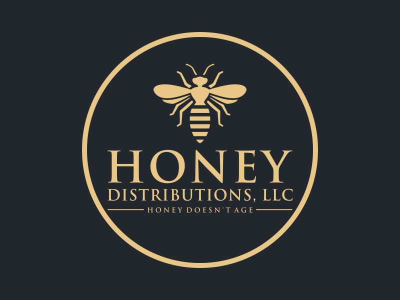 HONEY DISTRIBUTIONS, LLC. logo design by zeta