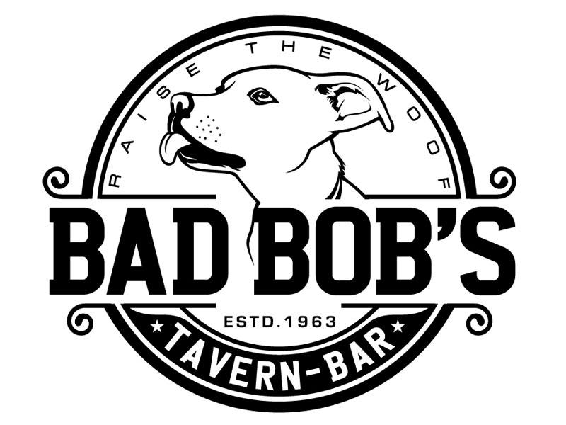 Bad Bob's Tavern - bar logo for tshirt logo design by DreamLogoDesign