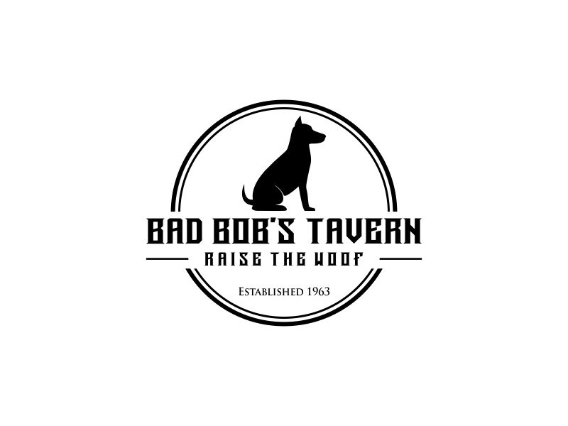 Bad Bob's Tavern - bar logo for tshirt logo design by oke2angconcept