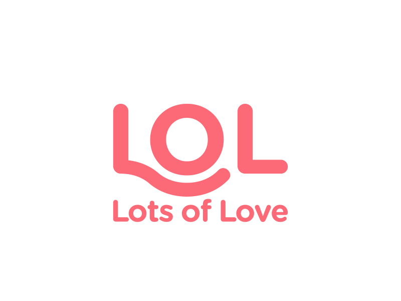 LOL   |   Lots of Love logo design by pionsign