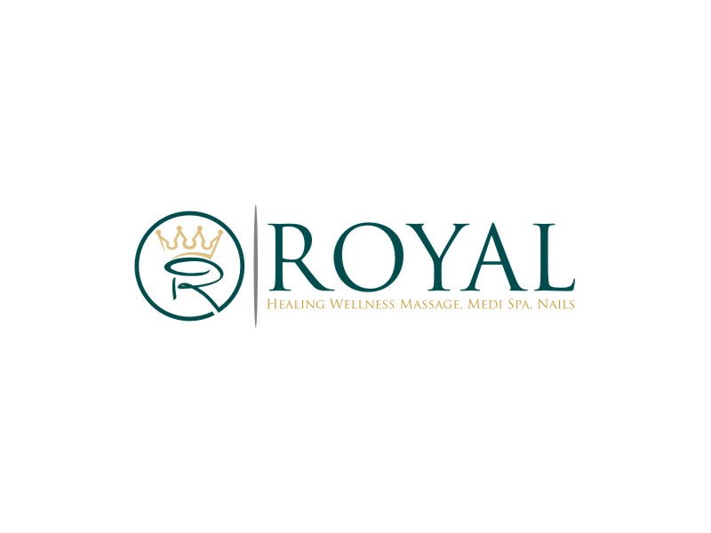 Royal Healing Wellness Massage, Medi Spa, Nails logo design by Diancox