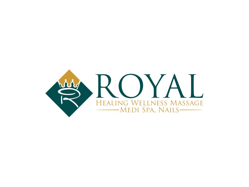 Royal Healing Wellness Massage, Medi Spa, Nails logo design by Diancox