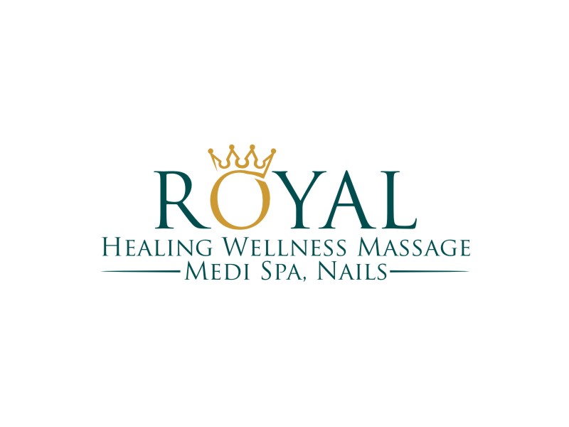 Royal Healing Wellness Massage, Medi Spa, Nails logo design by Diancox